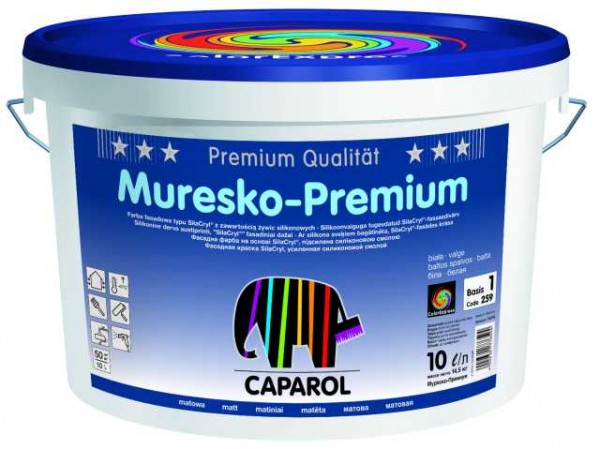 Wyróżniona farba fasadowa Muresko-Premium, fot. Caparol