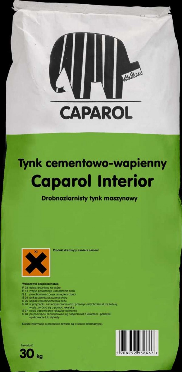 Doceniony przez profesjonalistów tynk cementowo – wapienny Caparol Interior firmy Caparol, fot. Caparol