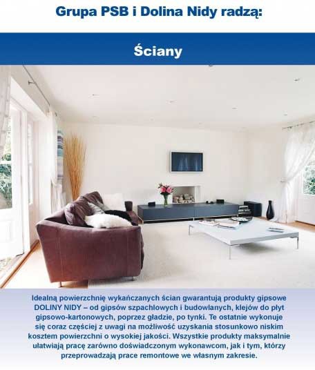 Ściany - naprawa i wykończenie z Doliną Nidy