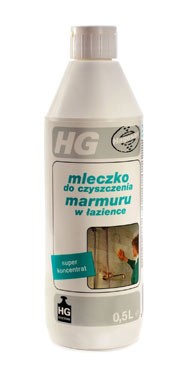 HG mleczko do czyszczenia marmuru w łazience. Fot. HG