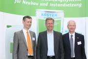 (od lewej) Dr. Dieter Köster, Dr. Christian Wulff, Johann Köster.