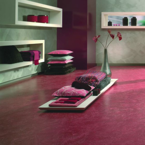System Disboxid ArteFloor firmy Caparol – nietuzinkowy sposób na elegancją podłogę, podkład system Disboxid ArteFloor odcień Modena, powłoka laserunkowa odcień Merrano fot. Caparol