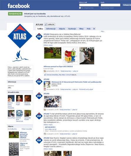 Atlas na Facebooku