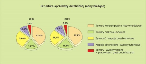 GUS - Rynek wewnętrzny w 2009 r.