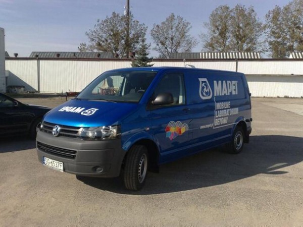 Mobilne laboratorium Mapei