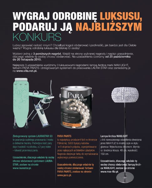 Wygraj odrobinę luksusu - KONKURS