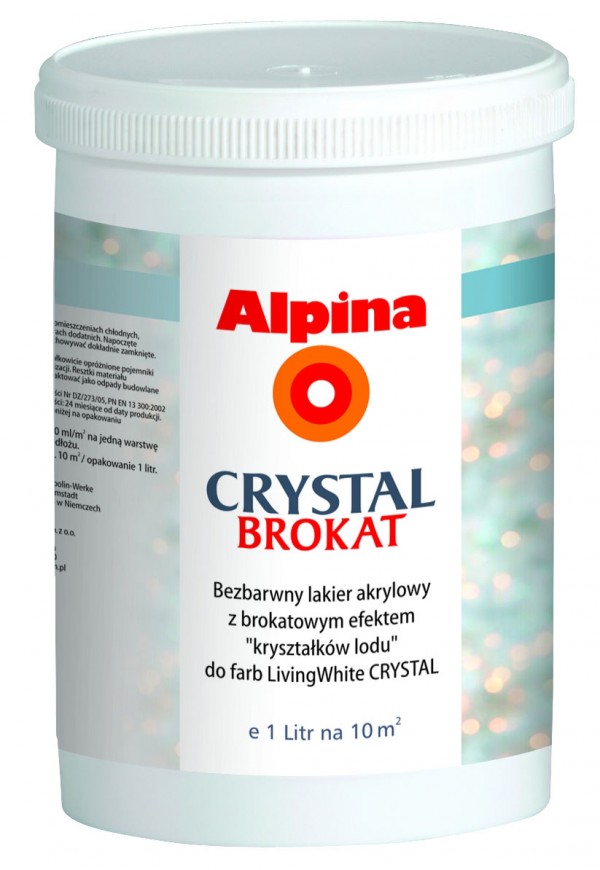 Lakier Crystal Brokat marki Alpina, Fot. Caparol