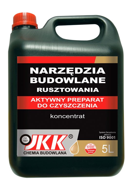 Koncentrat do czyszczenia rusztowań i narzędzi budowlanych