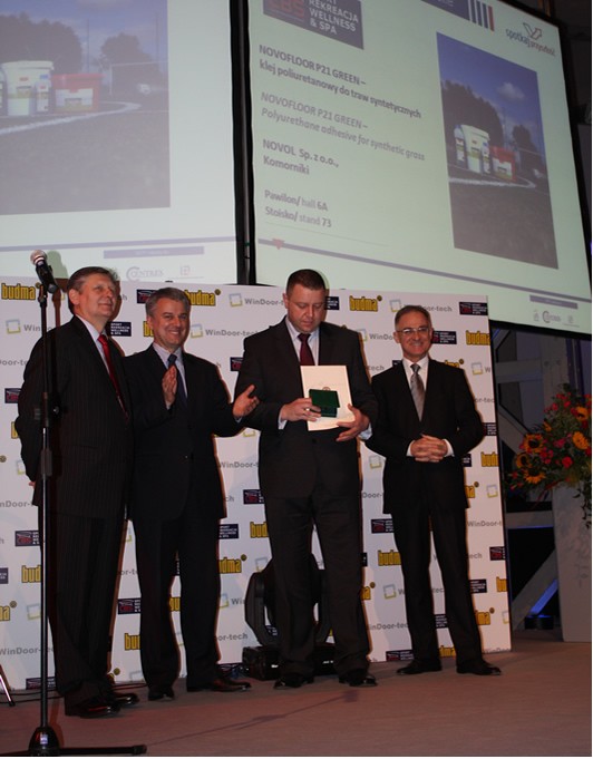 NOVOFLOOR P21 GREEN laureatem konkursu o Złoty Medal MTP na targach Budma\CBS 2011.