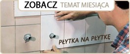 Płytka na płytkę - temat miesiąca