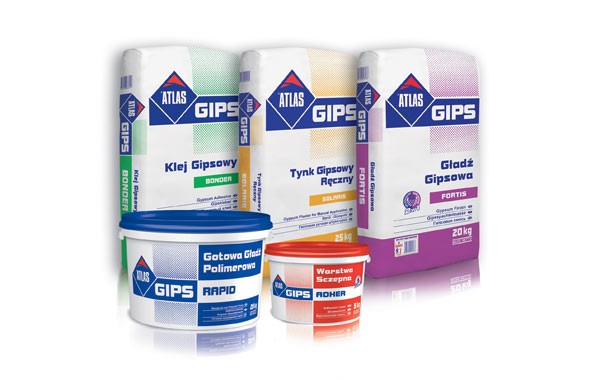 ATLAS wprowadził na rynek nową linię produktów gipsowych ATLAS GIPS
