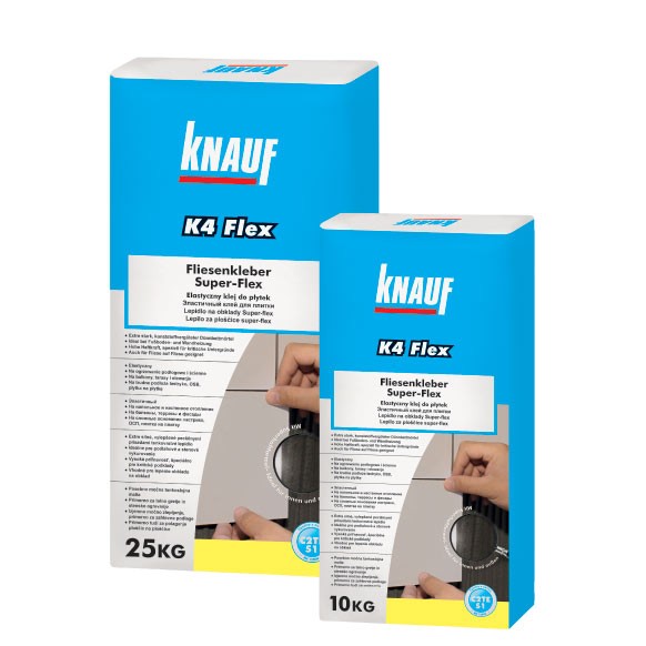 Knauf K4 Flex (C2TE S1) elastyczny klej do płytek<br />