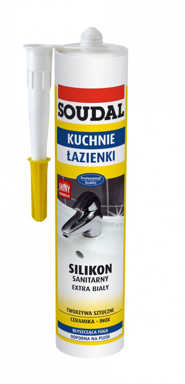 NOWOŚĆ: Extra Biały Silikon Sanitarny Soudal