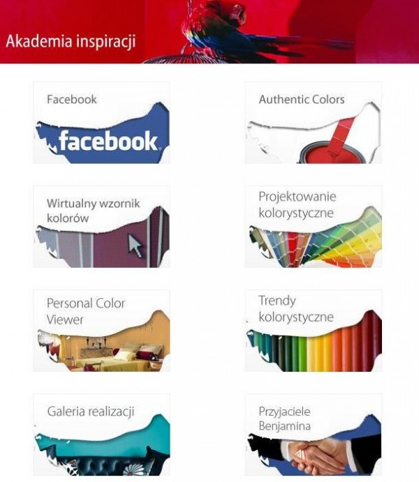Program komputerowy firmy Benjamin moore do tworzenia wirtualnych projektów wnętrz