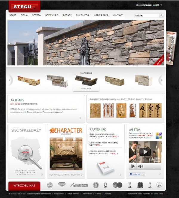 Stegu – Nowa strona internetowa