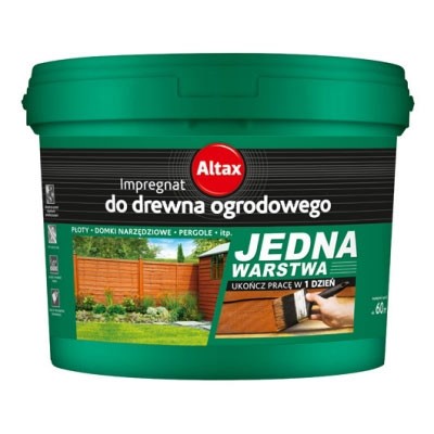 Altax JEDNA WARSTWA impregnat do drewna ogrodowego