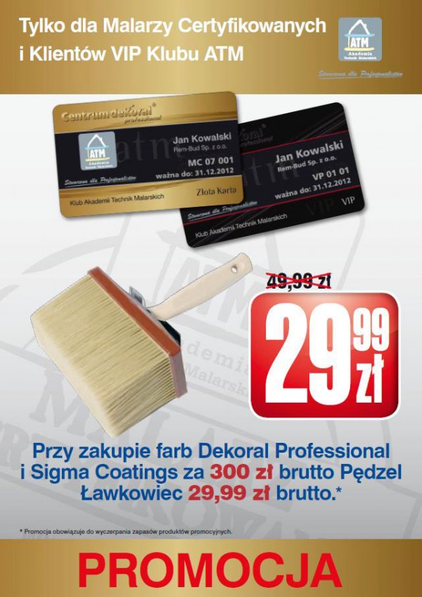 Promocje cenowe firmy Dekoral