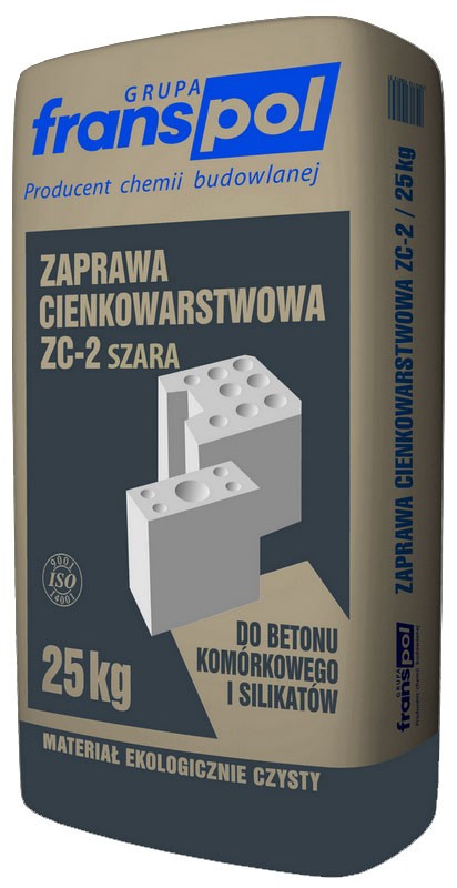 Franspol ZC-2 zaprawa cienkowarstwowa szara