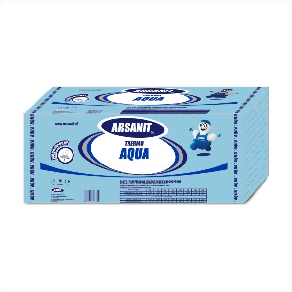 Arsanit wprowadza dwa nowe styropiany wodoodporne - THERMO Aqua i THERMO Aqua Super.