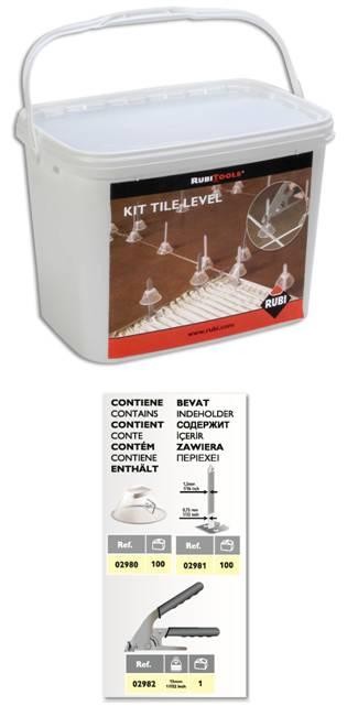 System Tile Level do poziomowania płytek marki RUBI