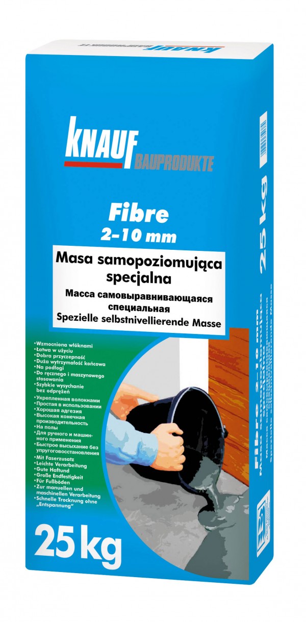 Knauf Special Fiber Masa samopoziomująca z włóknem 2-15 mm
