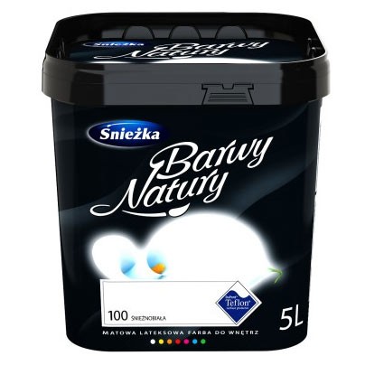 Śnieżna biel farba z linii Barwy Natury