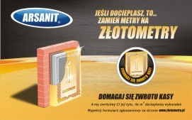 Startuje kolejna edycja Promocji ZŁOTOMETRY firmy Arsanit