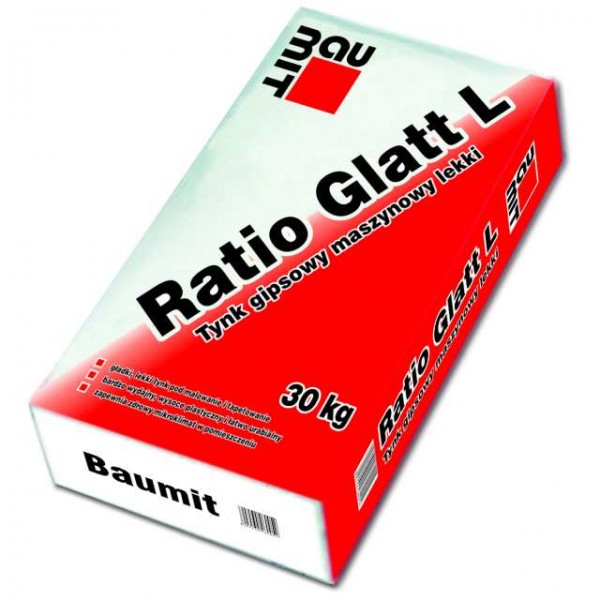 Lekki tynk maszynowy Baumit Ratio Glatt L, fot. Baumit