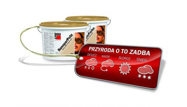 Technologia Nanopor firmy Baumit zapewnia samooczyszczające się wyprawy wierzchnie, fot. Baumit