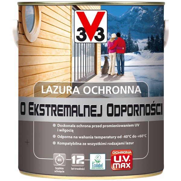 Lazura ochronna o ekstremalnej odporności marki V33