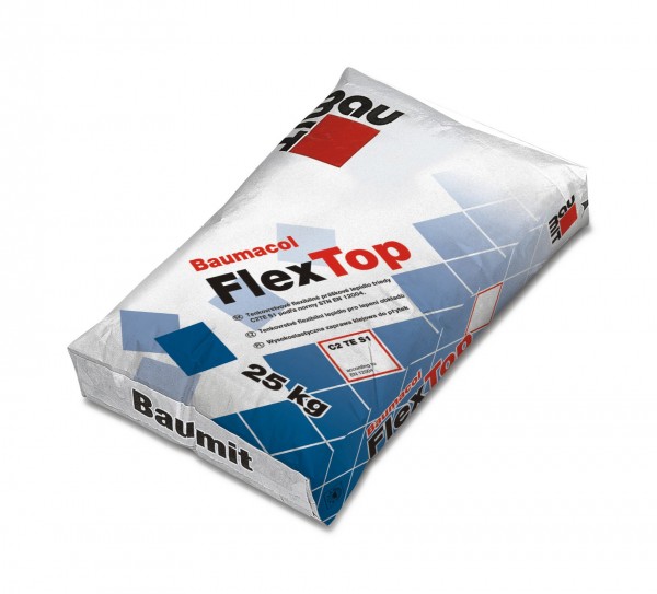 Zaprawa klejowa wysokoelastyczna Baumacol FlexTop z oferty firmy Baumit, fot. Baumit