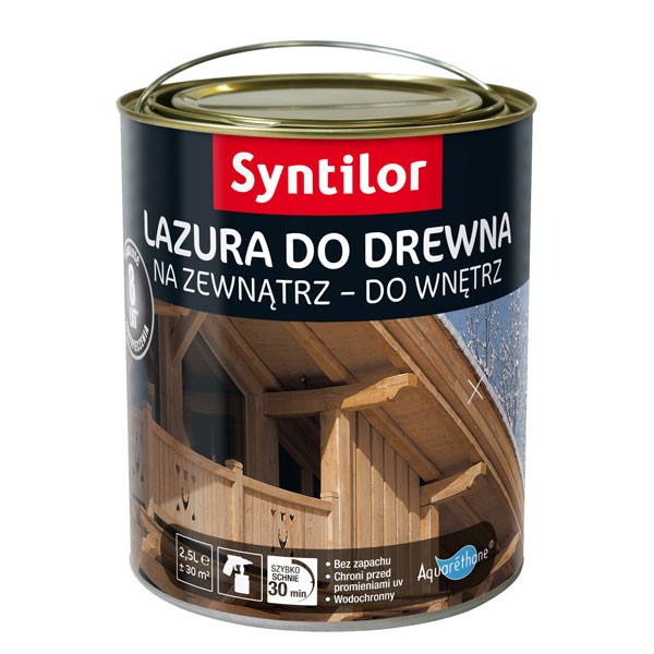 AQUARETHANE® Syntilor trwałość do 8 lat Lazura do drewna