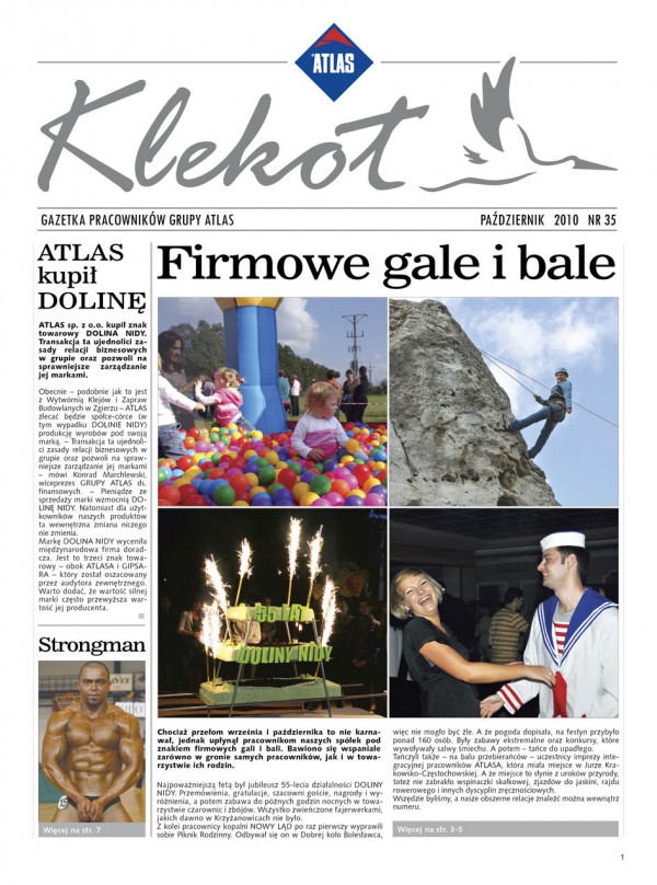 Klekot nagrodzony w konkursie na najlepsze pisma firmowe