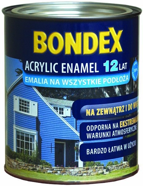 BONDEX ACRYLIC ENAMEL 12 LAT - emalia akrylowa