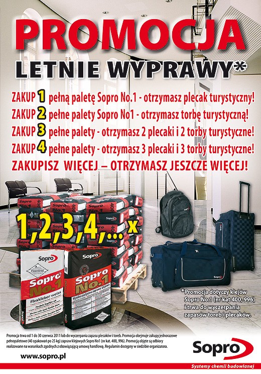 Promocja „Sopro na letnie wyprawy”