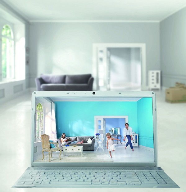 Aplikacja Mouse Painter do tworzenia wizualizacji wnętrz marki Dulux®