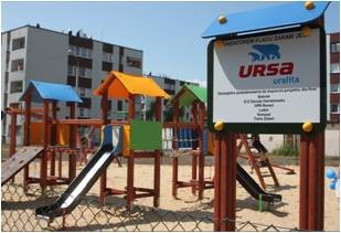 URSA fundatorem placu zabaw w Dąbrowie Górniczej<br />