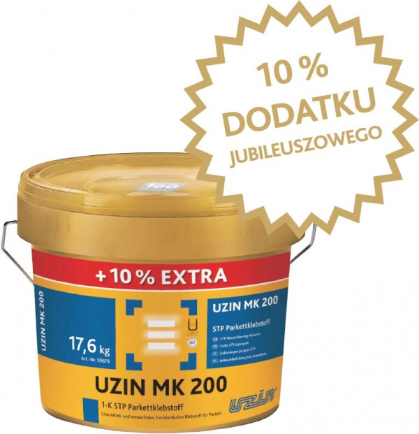 UZIN MK 200 w jubileuszowym opakowaniu + 10% więcej kleju w tej samej cenie
