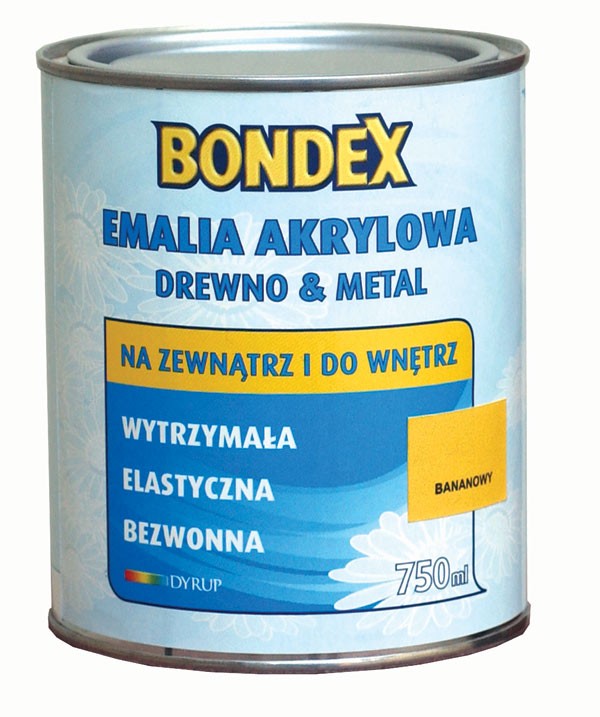 Bondex Acrylic Enamel, drewno i metal