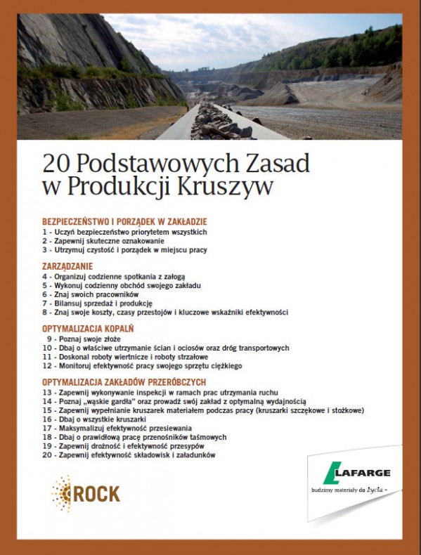 20 Podstawowych Zasad w Produkcji Kruszyw