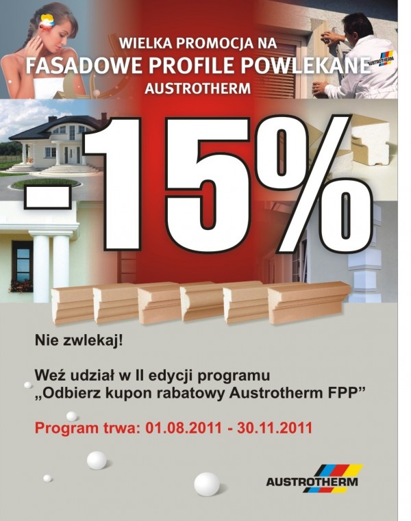 Ruszyła II edycja programu - Odbierz kupon rabatowy Austrotherm FPP