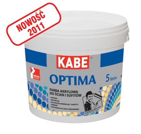 OPTIMA NOWOŚĆ 2011 - ekologiczna farba do wnętrz