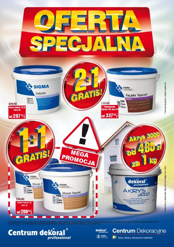 Promocja w sieci Centrum Dekoracyjne i Centrum Dekoral Professional