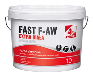 Farba FAST F-AW Extra biała 