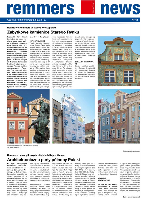 Nowy numer Remmers News