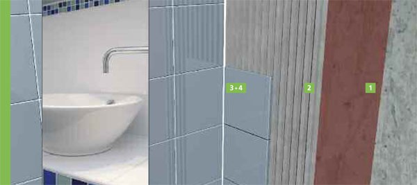 Układanie płytek ceramicznych oraz kamienia naturalnego według Botament