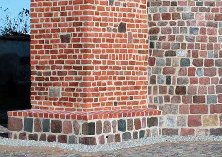 Fragment rotundy po przeprowadzeniu prac konserwatorskich