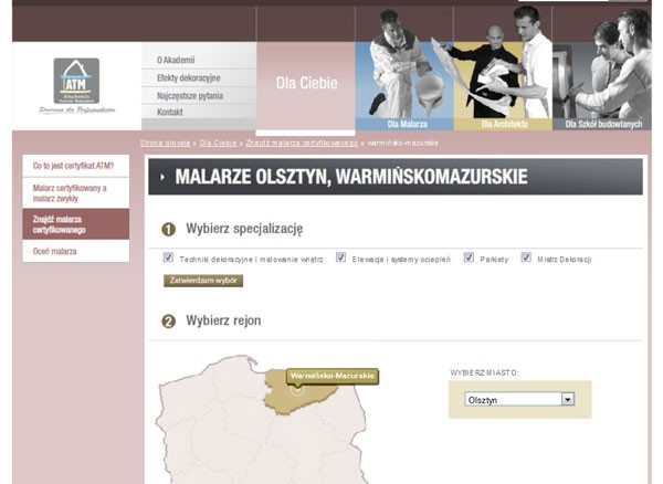 Certyfikat ATM - Doskonała rekomendacja dla malarza