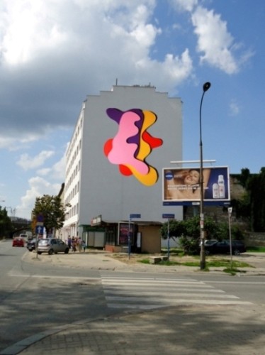 Projekt Shapes of Colour/CityTour autorstwa Marzeny Turek Gaś. Fot. Marzena Turek Gaś