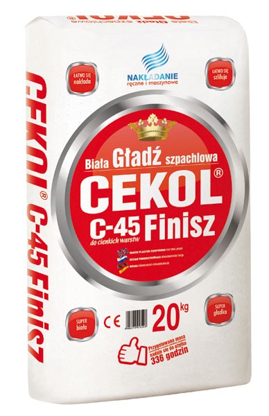 Cekol C-45 finisz - produkt w postaci suchej